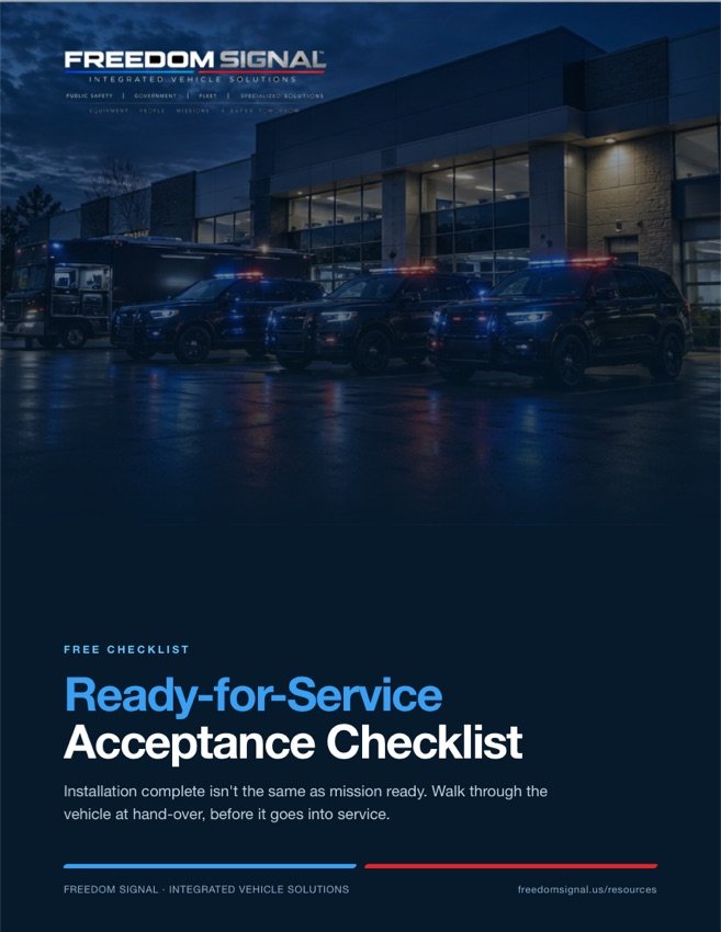Cover of Ready-for-Service Acceptance Checklist